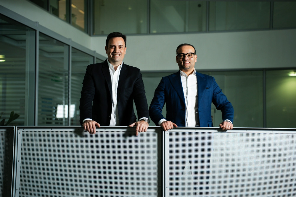 Jean-Michel Chamonard and Chafai Baihat, respectively previous and current managing partners.  (Photo: Loris Romano/Atoz Services)