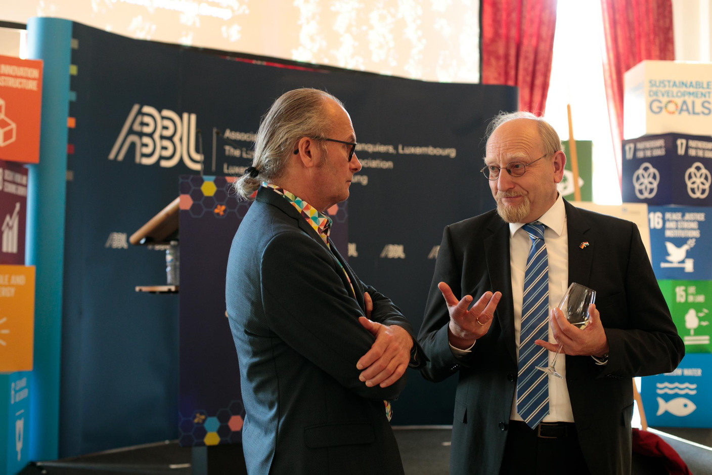 Claude Turmes (Ministre de l’Énergie) et Heinrich Kreft (Photo: Matic Zorman)