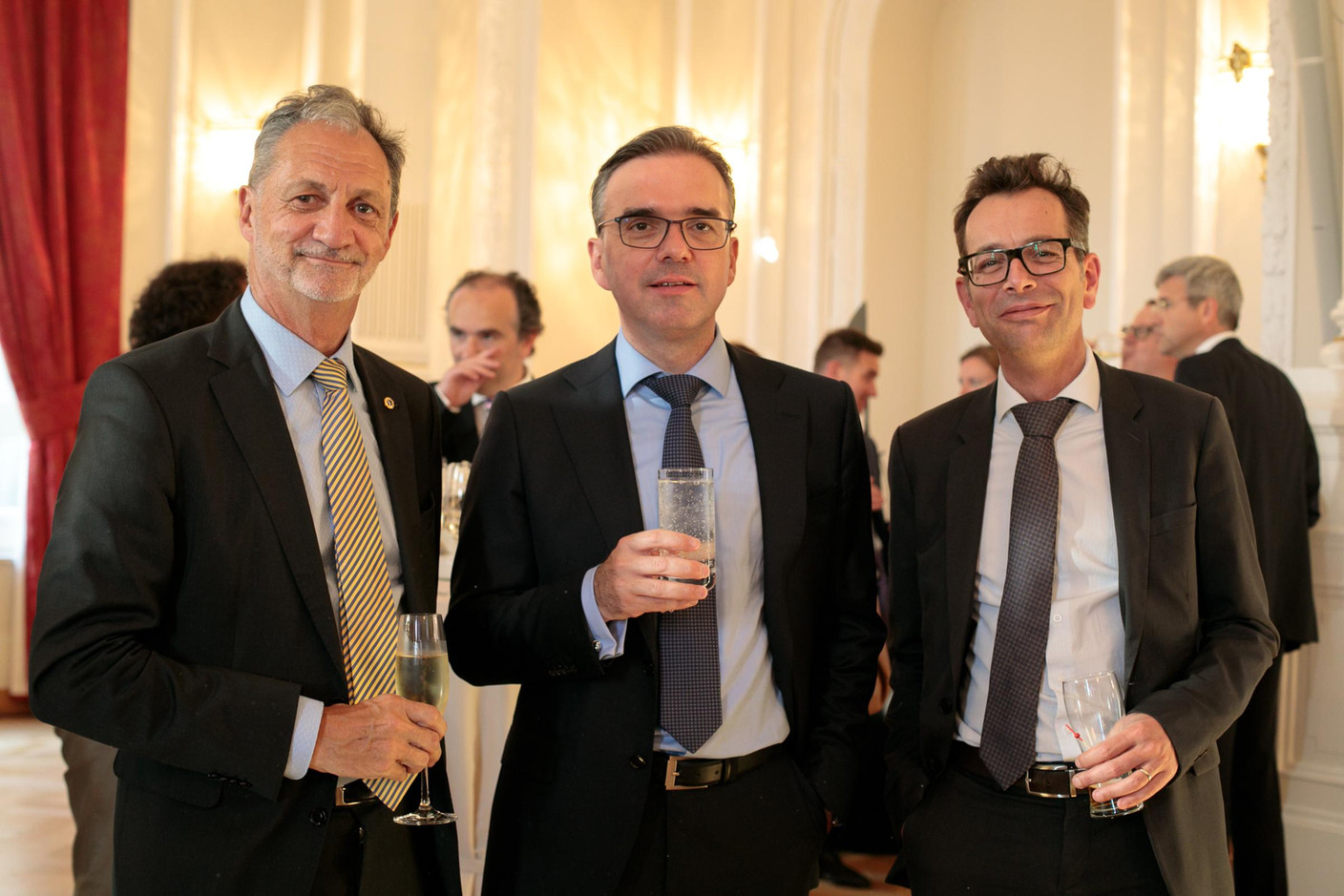 Marc Hemmerling (ABBL), Claude Hirtz, Erwan Le Saux (Banque BCP) (Photo: Matic Zorman)