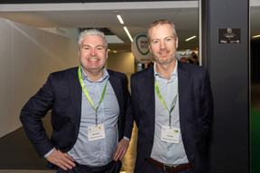 Mark Stephens at Camden Recruitment Partners and Sean Kelly at Bain Capital Investments Luxembourg. Photo: Romain Gamba/Maison Moderne