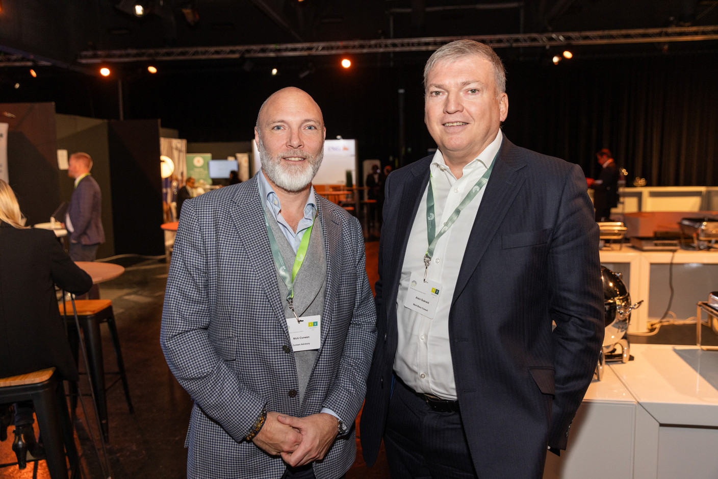 Nick Curwen at Curwen Advisory and Alain Guerard at Mont Blanc Consult. Photo: Romain Gamba/Maison Moderne