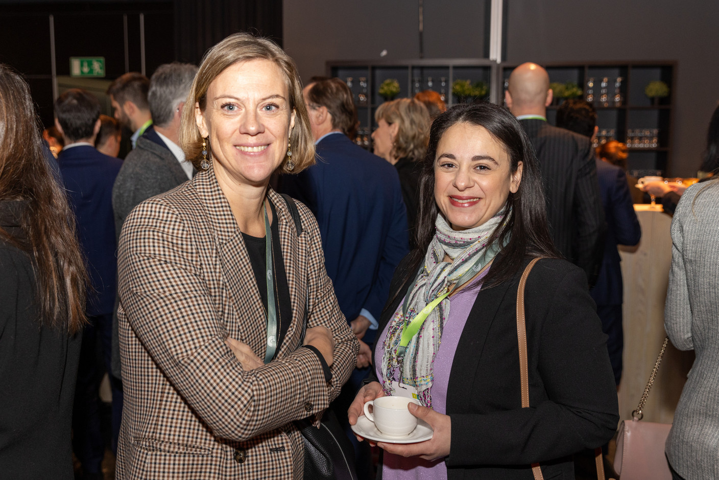 Attendees are seen during Alfi’s Private Assets Conference, 28 November 2023. Photo: Romain Gamba/Maison Moderne