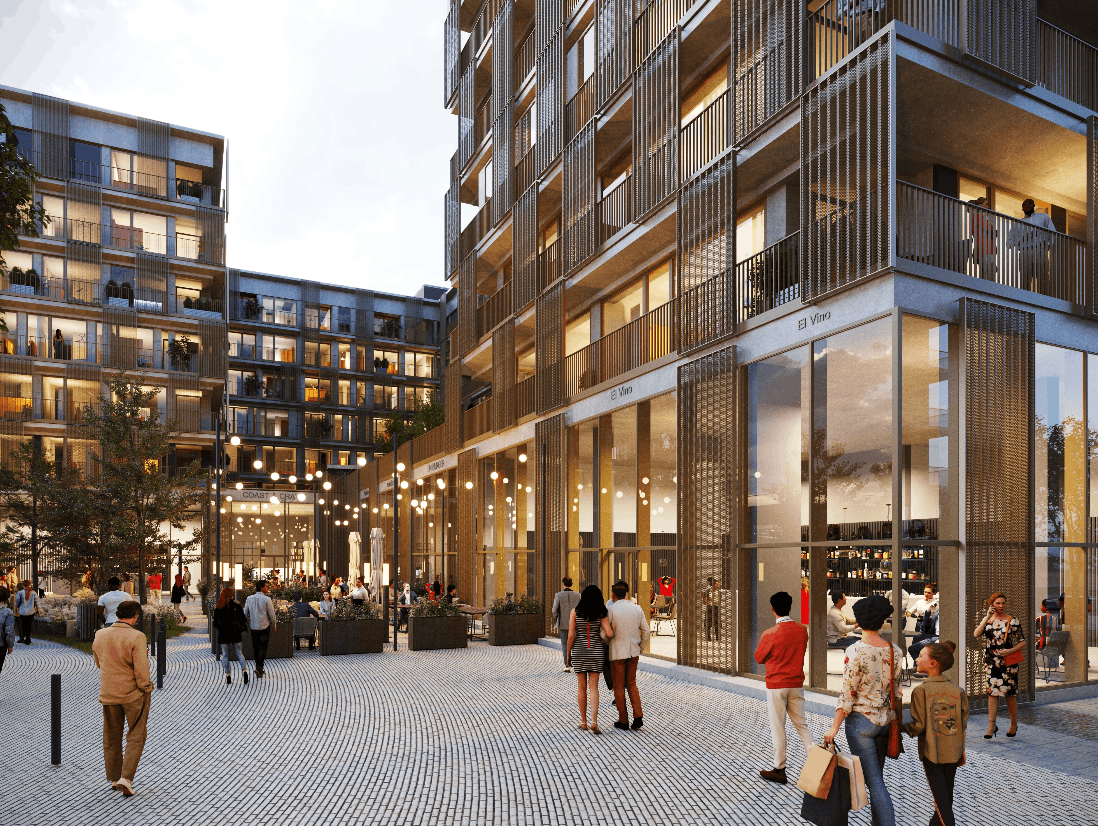 The launch of Chantehaut, the final phase of the Idesya project in Belval, is a residential development with bold lines combining comfort, high energy performance and shared services. Photo: Eiffage Real Estate