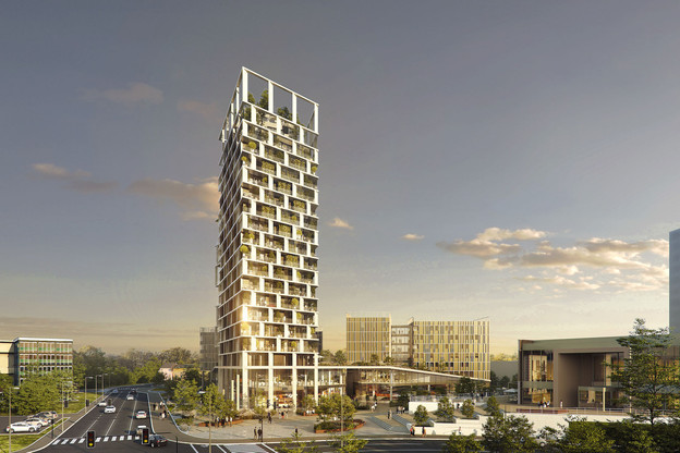 D’ici quelques années, l’entrée de ville à Differdange aura une toute autre allure. (Illustration: DidierPetitPrioux Architectes et Moreno Architecture & Associés)