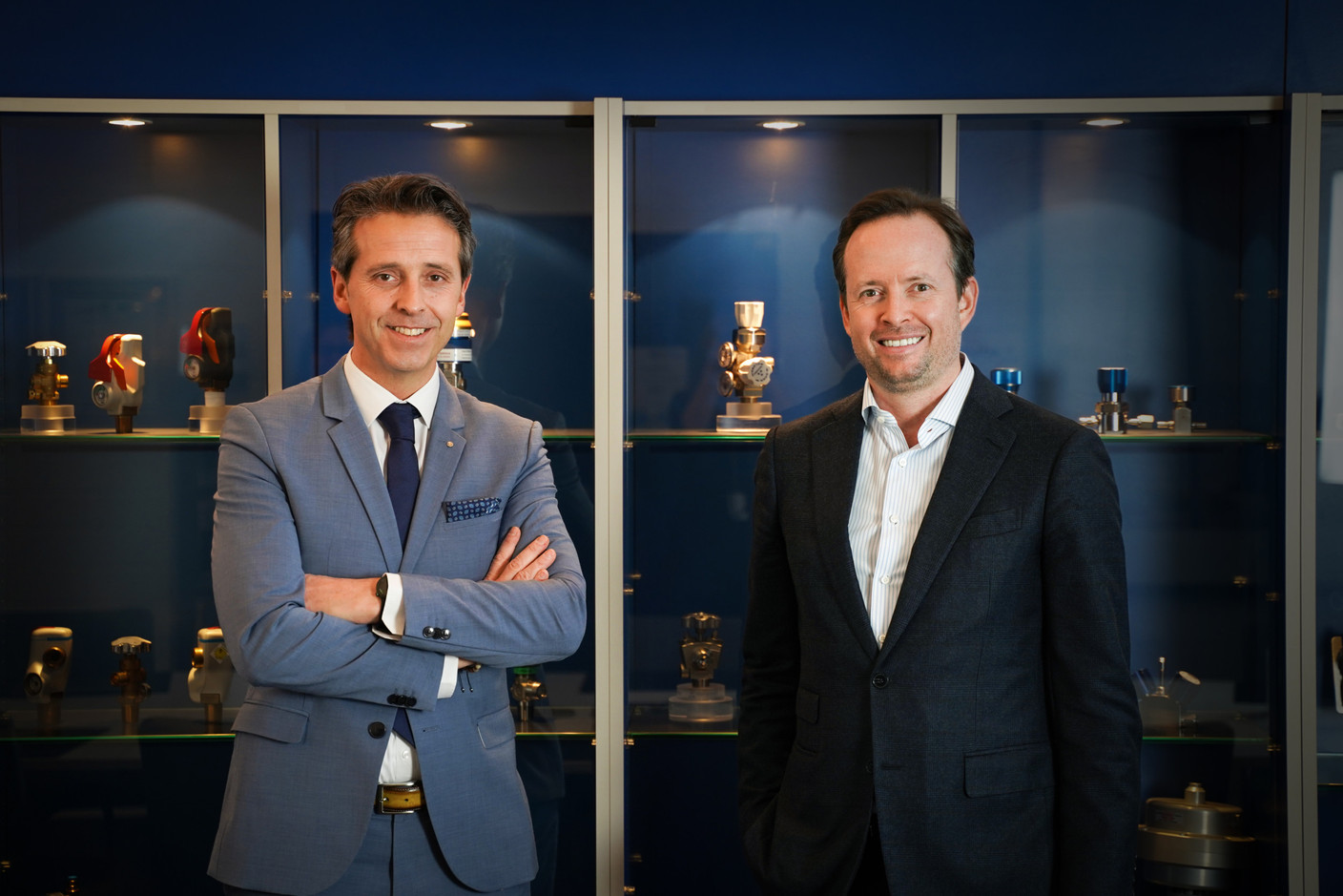 Yves Even, Partner en charge des services au secteur industriel chez EY & Philippe Schmitz, Director and Deputy CEO du géant industriel Rotarex EY Luxembourg