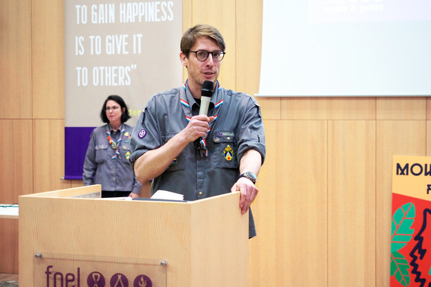 Raoul Wirion, commissaire général, Fédération nationale des éclaireurs et éclaireuses du Luxembourg. (Photo: Patrick Jénin)