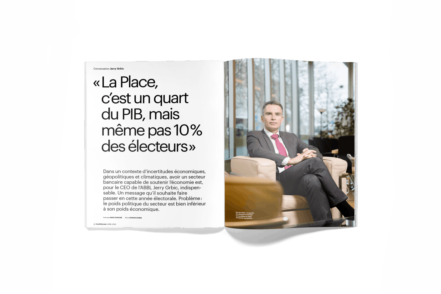 Jerry Grbic, CEO de l’ABBL. (Photo: Romain Gamba/Maison Moderne)