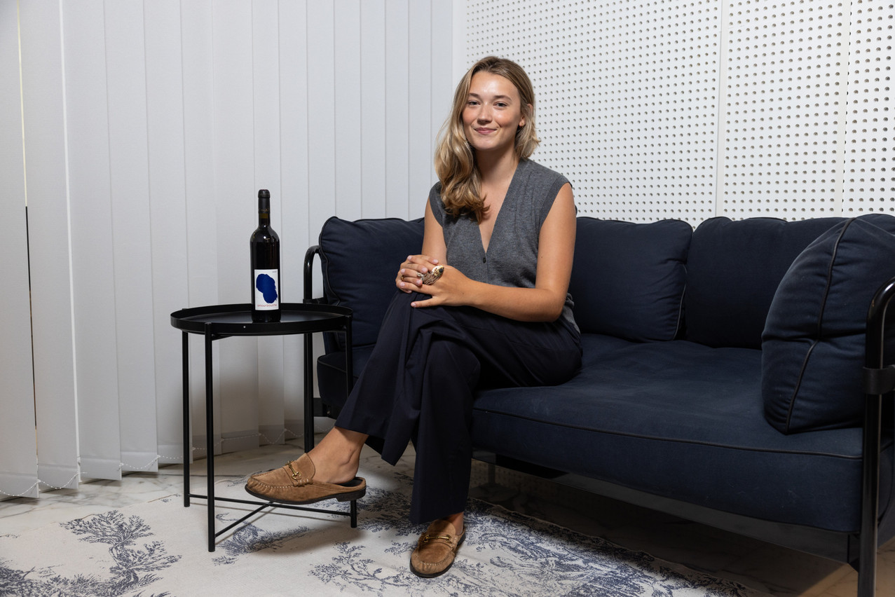 “Luxembourg is a perfect ecosystem for young entrepreneurs,” says Charlotte Lassine, who has created her own wine, amour.bouche. Photo: Eva Krins/Maison Moderne