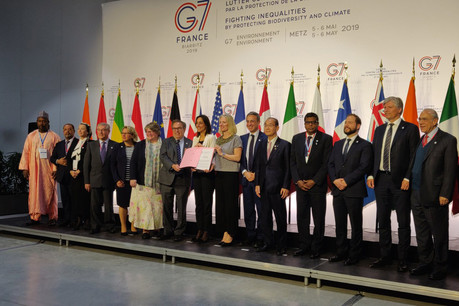 L’ensemble des pays du G7, ainsi que le Chili, les îles Fidji, le Gabon, le Mexique, le Niger et la Norvège, en présence de l’Égypte, ont adopté aujourd’hui la «charte de Metz sur la biodiversité». (Photo: @MetzMetropole)