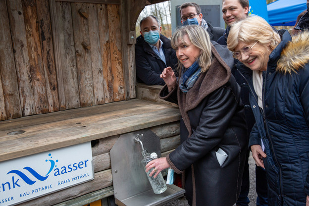 Entendez-vous l’eau couler au Kirchberg? Bientôt, un nouveau château d’eau approvisionnera le quartier en eau potable. (Photo: Romain Gamba/Maison Moderne)