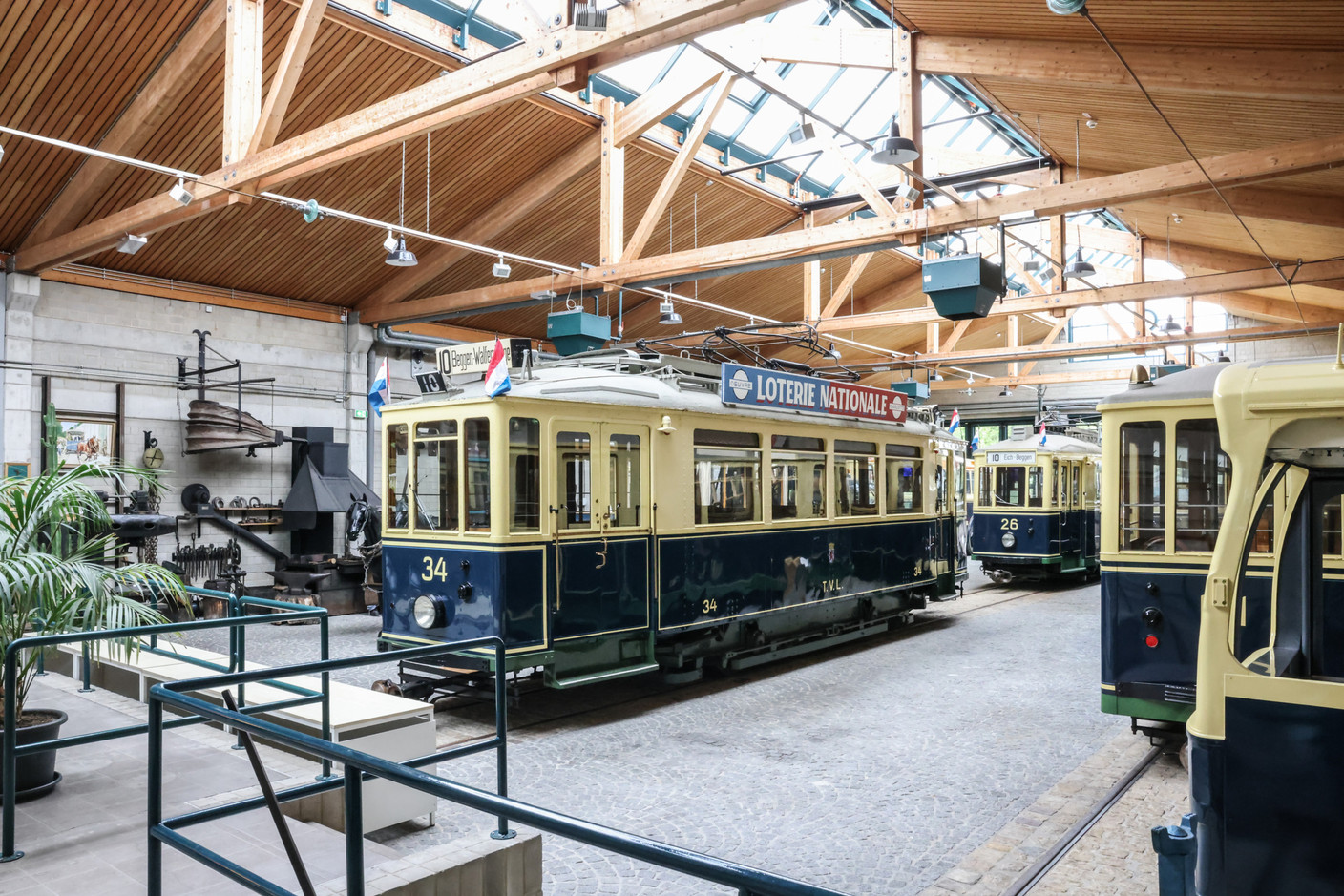 With its collection of vintage trams, buses and other historical objects, the Tram and Bus Museum showcases the evolution of urban mobility. Photo: Marie Russillo/Archives