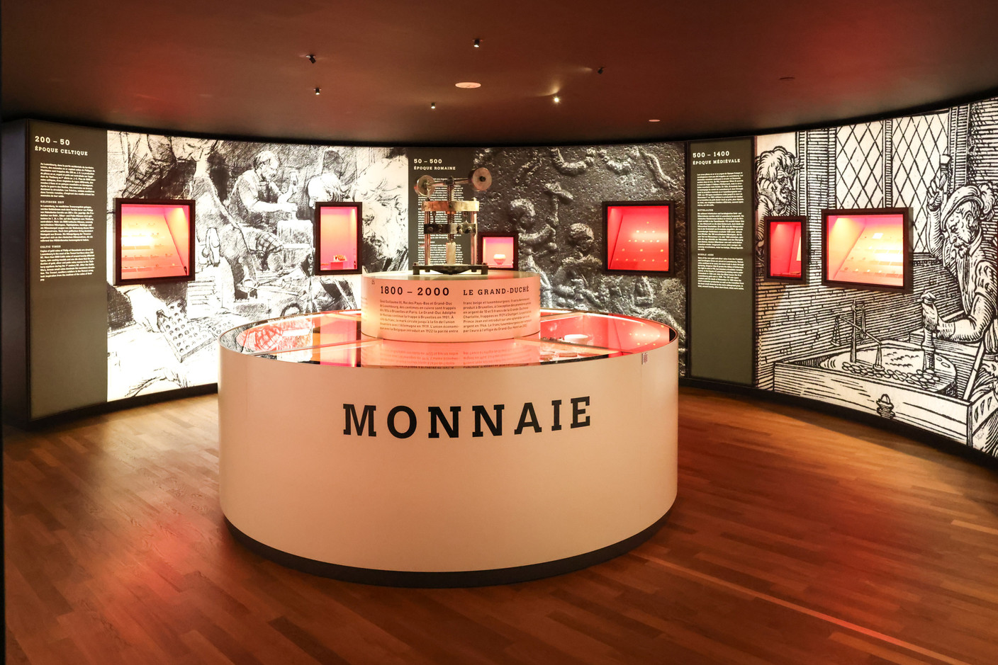 The Nationalmusée um Fëschmaart (formerly the National Museum of History and Art) is a landmark institution showcasing the nation’s evolution with archaeology, history and art collections. Pictured is the Coin Cabinet. Photo: Marie Russillo/Archives
