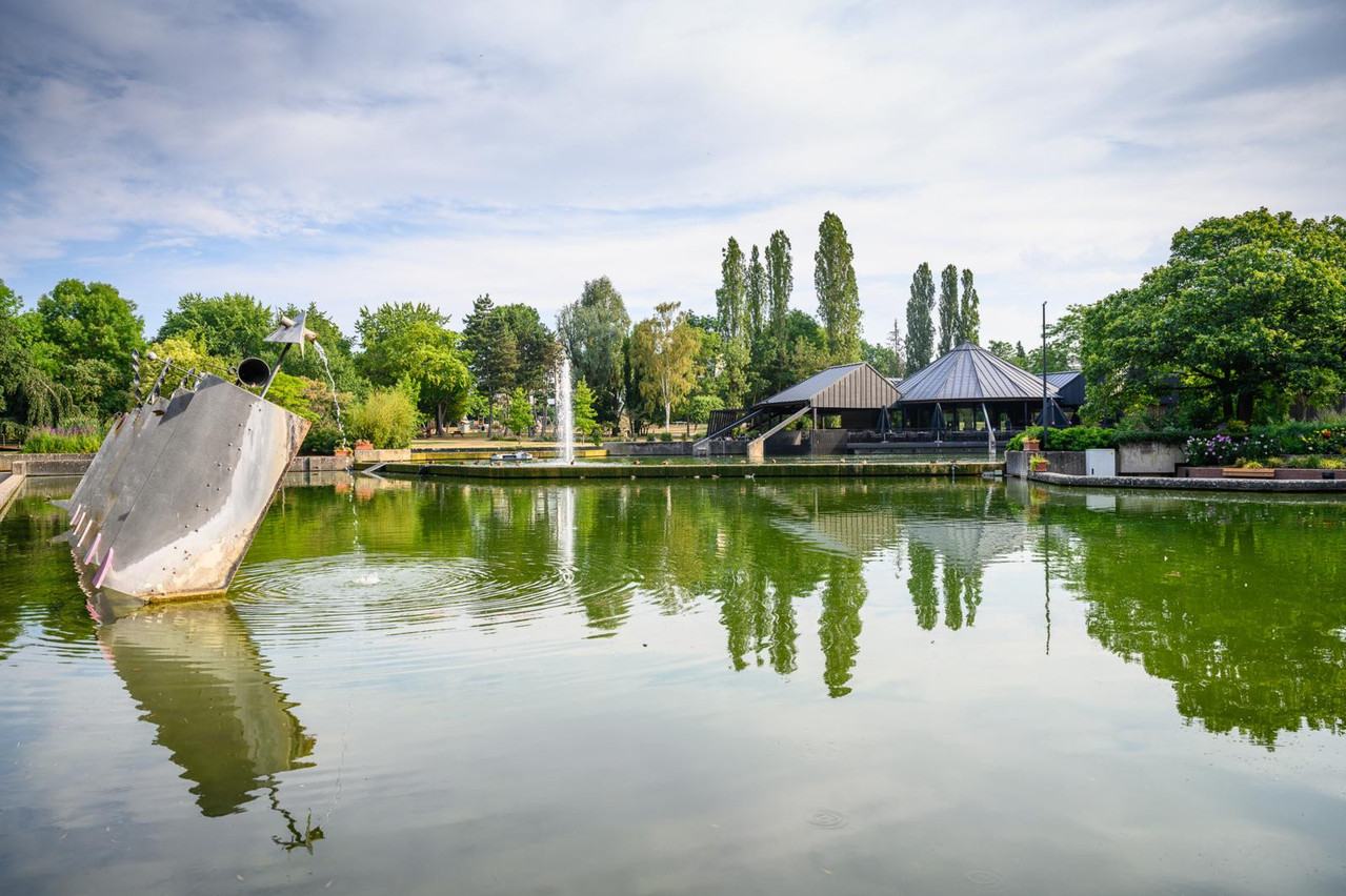 Merl Park features a large playground, a duck pond, picnic-friendly lawns and a welcoming café-restaurant. Photo: Ville de Luxembourg