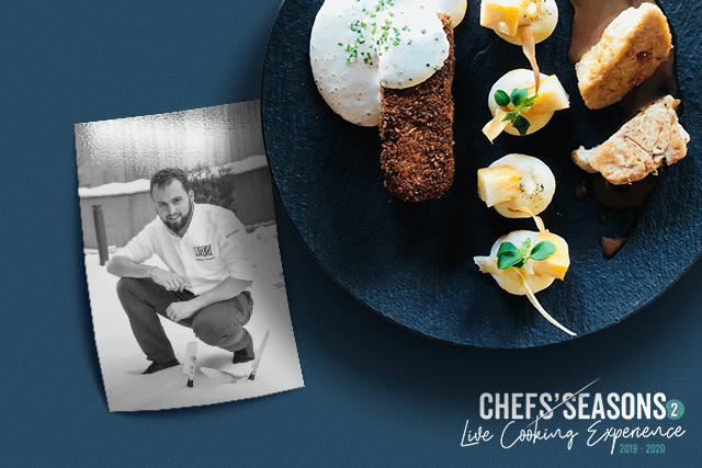 Le chef Arnaud Deparis inaugure la nouvelle Chefs’ Season au Knokke Out. (Photo: Knokke Out)