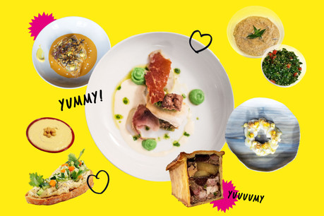 Repas gastronomiques, brunchs et autres mezze: les chefs reprennent leurs cuisines en main pour des menus du week-end alléchants! (Design: Eva Pontini / Maison Moderne)