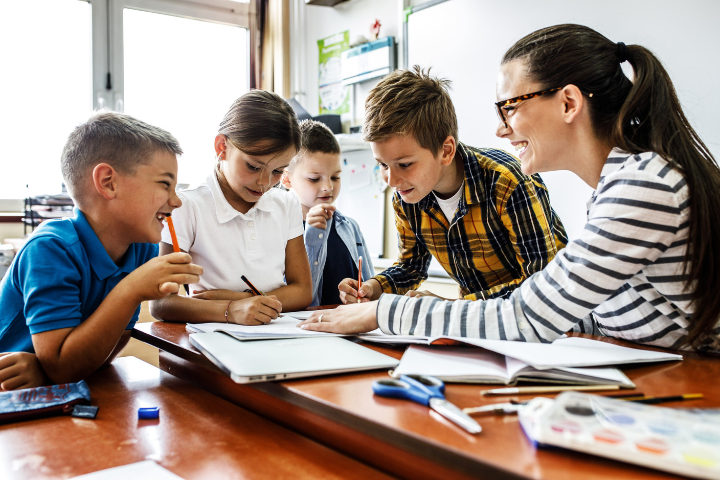 Children reportedly had more fun in school during the second year of the pandemic.  Photo: Shutterstock