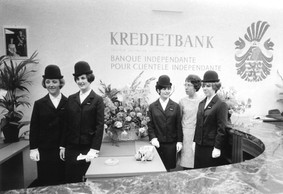 La banque dans les années 1960. En 1961, elle a émis le premier emprunt obligataire international en «European Currency Units», précurseur de la monnaie commune. (Photo: Quintet)