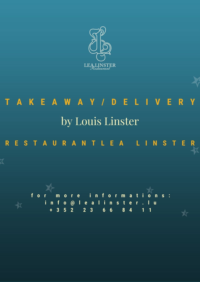 Le menu de Noël 2020 du restaurant Léa Linster. DR