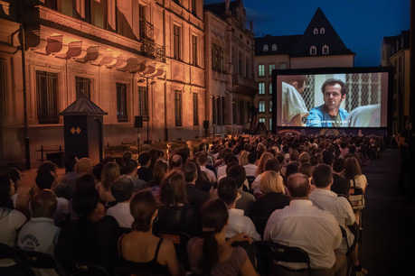 Une partie des projections aura lieu sur le parvis du palais grand-ducal. (Photo: Yann Tonnar pour la Cinémathèque)
