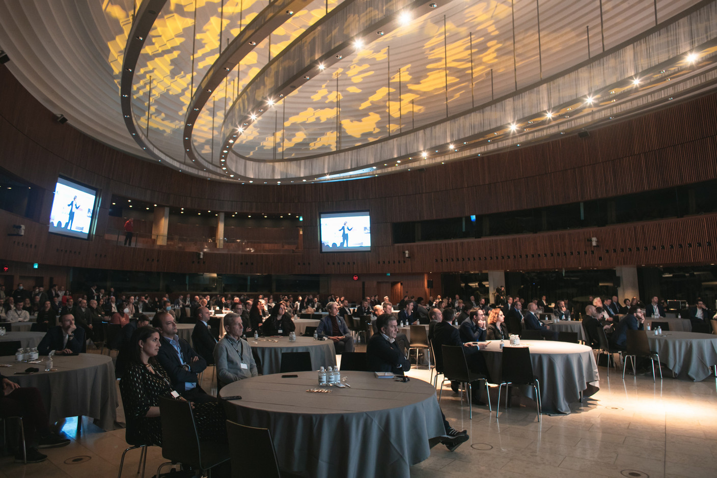 De 400 à 500 personnes de la tech ont participé au premier TNT Symposium. (Photo: Matic Zorman)