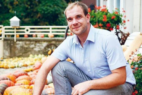 Christian Hahn a perdu les 3/4 de sa production de potirons à cause de la grêle. (Photo: Cactus)