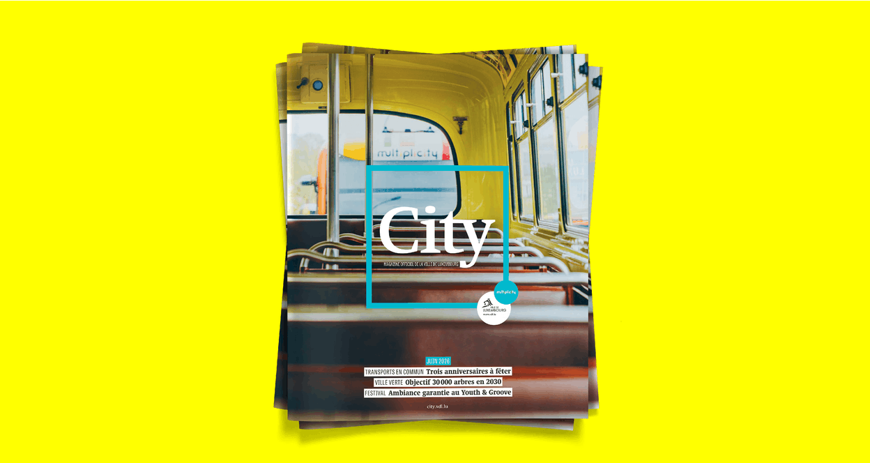 City, the official magazine of the City of Luxembourg, continues to enjoy a strong readership among residents and cross-border workers Illustration : Paperjam