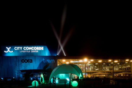 Le Lifestyle Center City Concorde, situé à Bertrange, compte une centaine de boutiques différentes, dont l’hypermarché Cora et le grand magasin Bram. (Photo: Nader Ghavami/Maison Moderne)