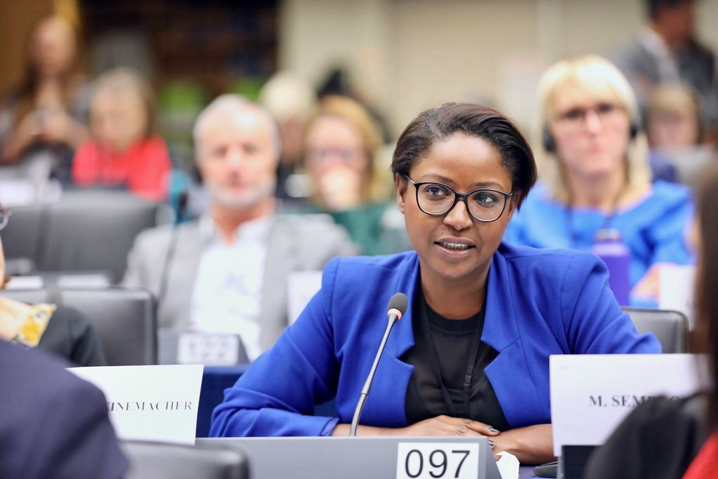 Former MEP Monica Semedo had been suspended from the European Parliament for ten days for harassment, which she has always contested, taking the view that her rights had also been violated. This was recognised by the court on 12 March. Photo: Maison Moderne/Archives