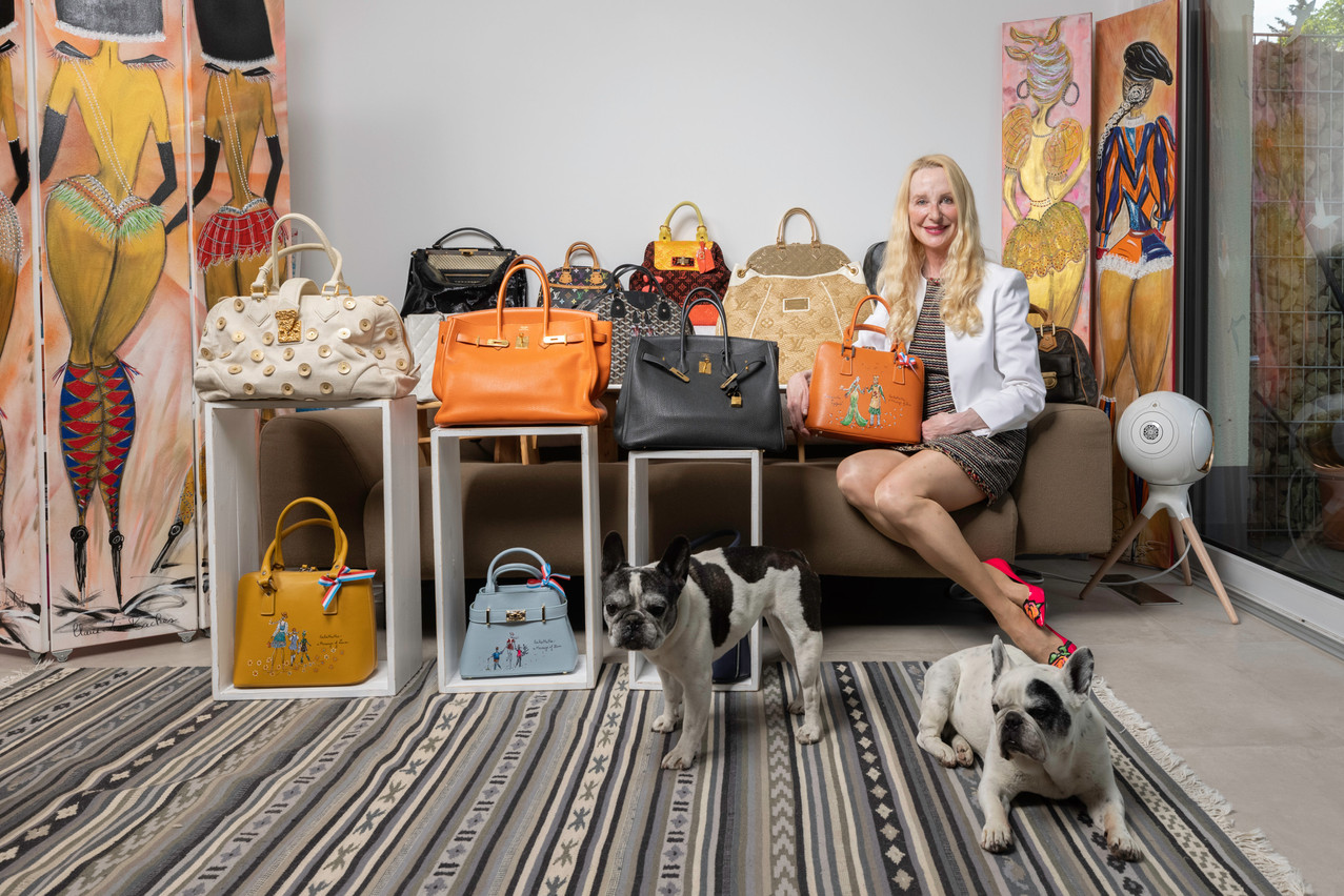 Claire-Lise Backes a un lien très fort avec les accessoires de mode que sont les sacs. (Photo: Guy Wolff/Maison Moderne)