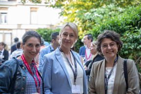 Cagle De Brem (Maison Moderne), Julia Iuris (European Relocation Services) et Canan
Kocgil (Amazon) (Photo : Léo Biewer / Maison Moderne)