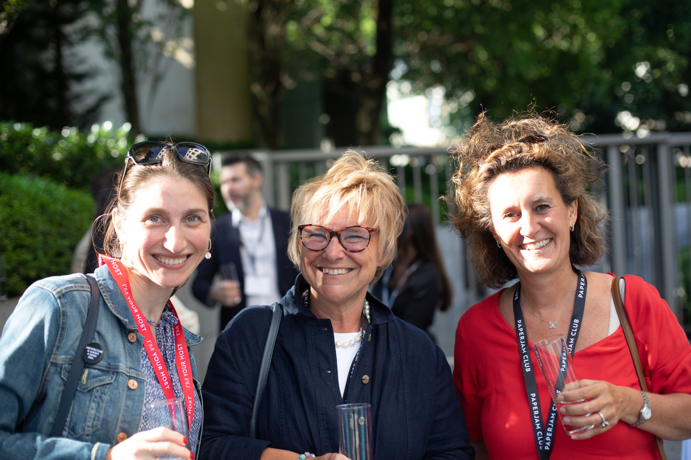 Cagla De Brem (Maison Moderne), Sylvie
Schmit-Verbrugghen (European Relocation Services) et Sandrine Lapointe (Luxrelo) .(Photo : Léo Biewer / Maison Moderne)