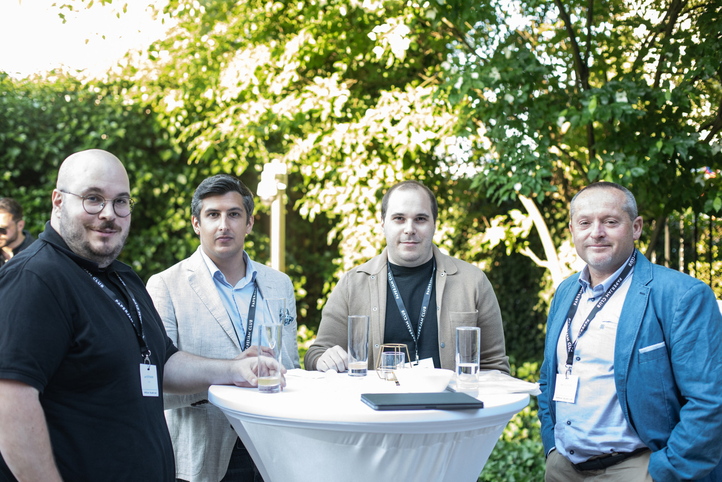 Joe Hoffmann, Maxime Ferretti, Kevin Hoffmann (FWRD) et Marc Delpierre (MentallyFit) (Photo : Léo Biewer / Maison Moderne)