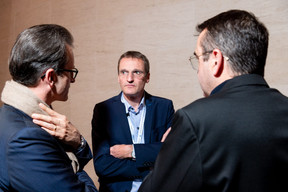 Carlo Thelen (CEO of the Chamber of Commerce), Vincent Henneaux (Managing Director KBC Autolease Luembourg) and Nicolas Léonard (Paperjam). (Photo: Marie De Decker/clc)