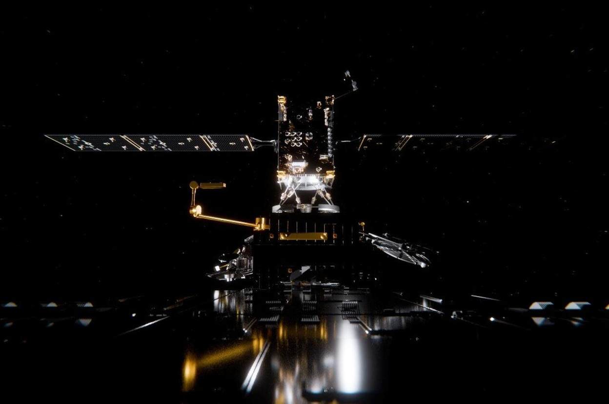 A view of Phoenix approaching a satellite in order to dock with it and extend its operational life. (Illustration: ClearSpace)