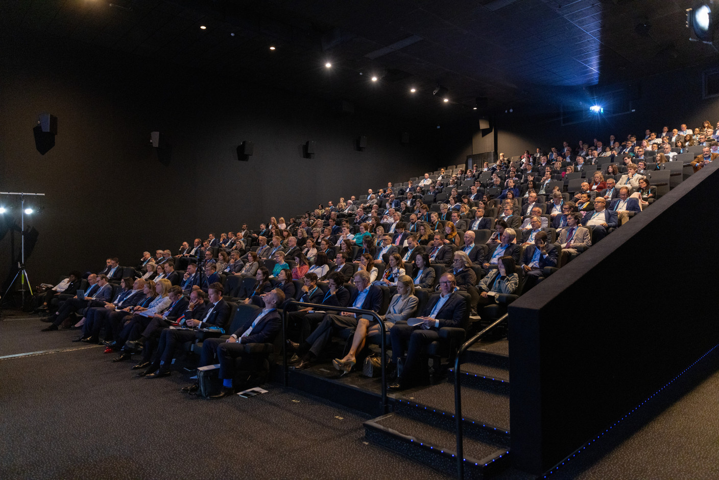 Attendees at the Clearstream Fund Summit, which took place on 12 October 2023 at the Kinepolis in Kirchberg. Photo: Romain Gamba/Maison Moderne