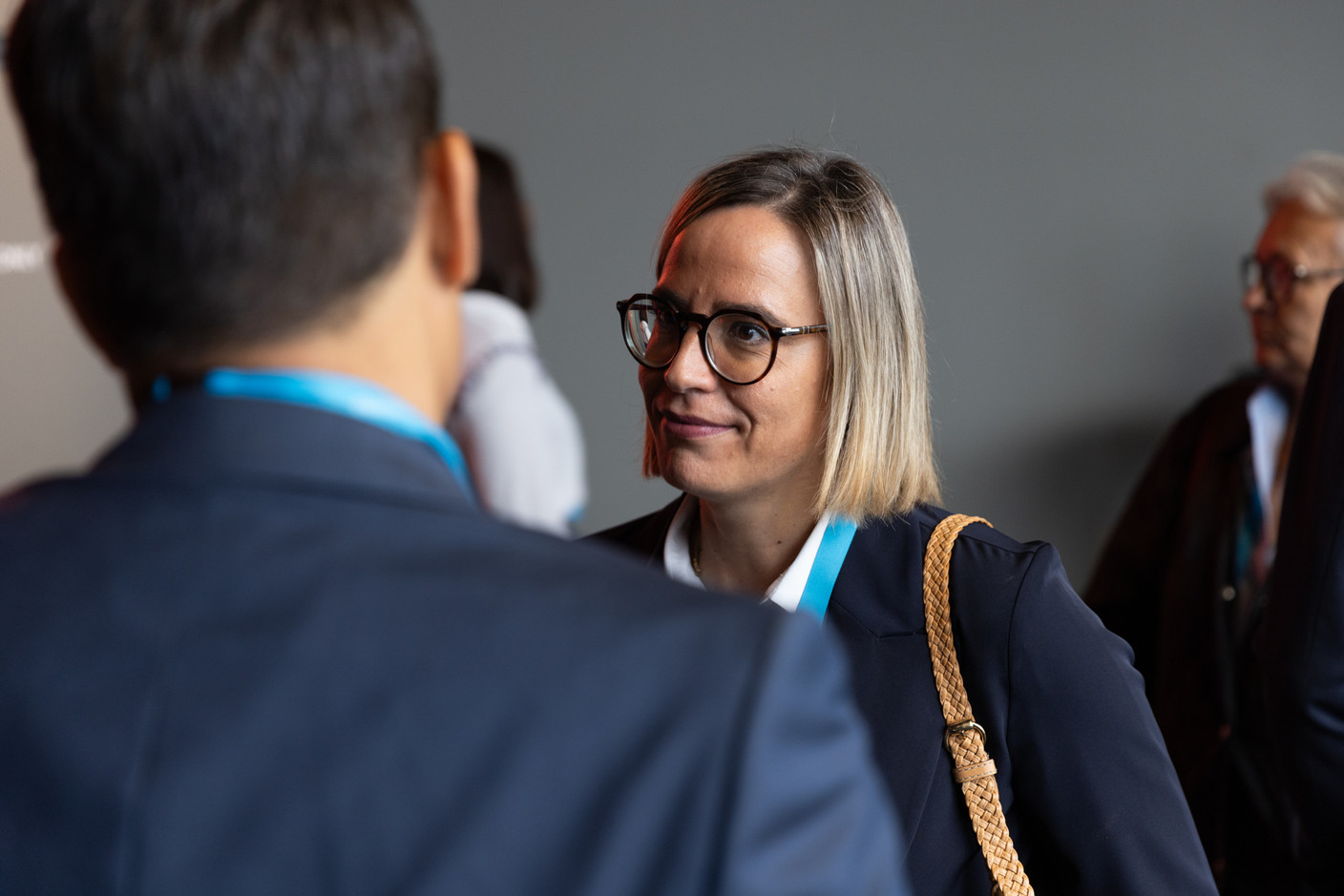 Attendees seen at the Clearstream Fund Summit on 12 October 2023 at the Kinepolis in Kirchberg. Photo: Romain Gamba/Maison Moderne