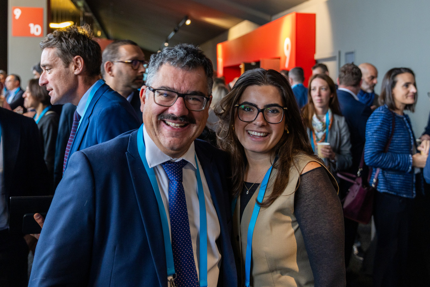 Attendees seen at the Clearstream Fund Summit on 12 October 2023 at the Kinepolis in Kirchberg. Photo: Romain Gamba/Maison Moderne