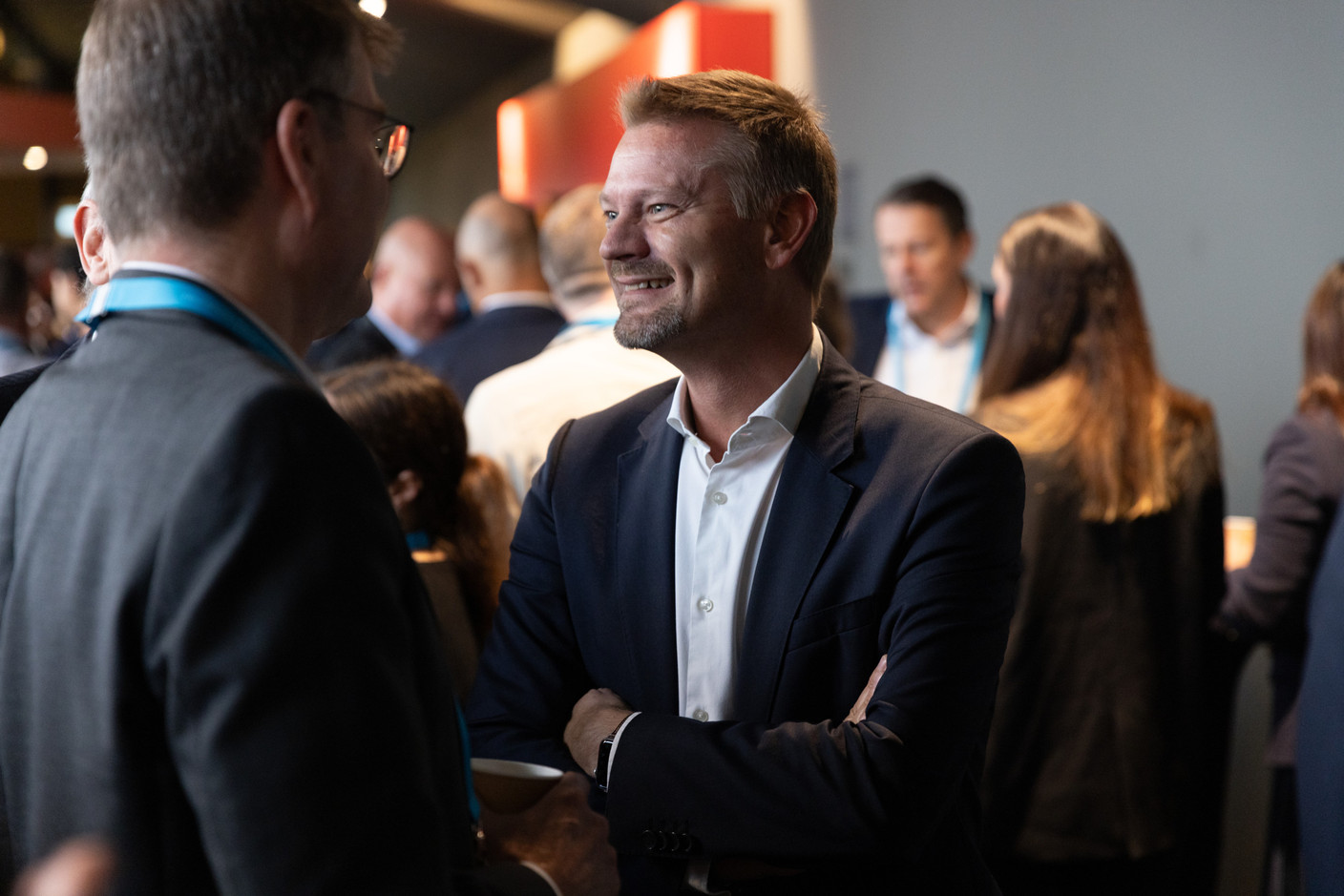 Attendees at the Clearstream Fund Summit on 12 October 2023 at the Kinepolis in Kirchberg. Photo: Romain Gamba/Maison Moderne
