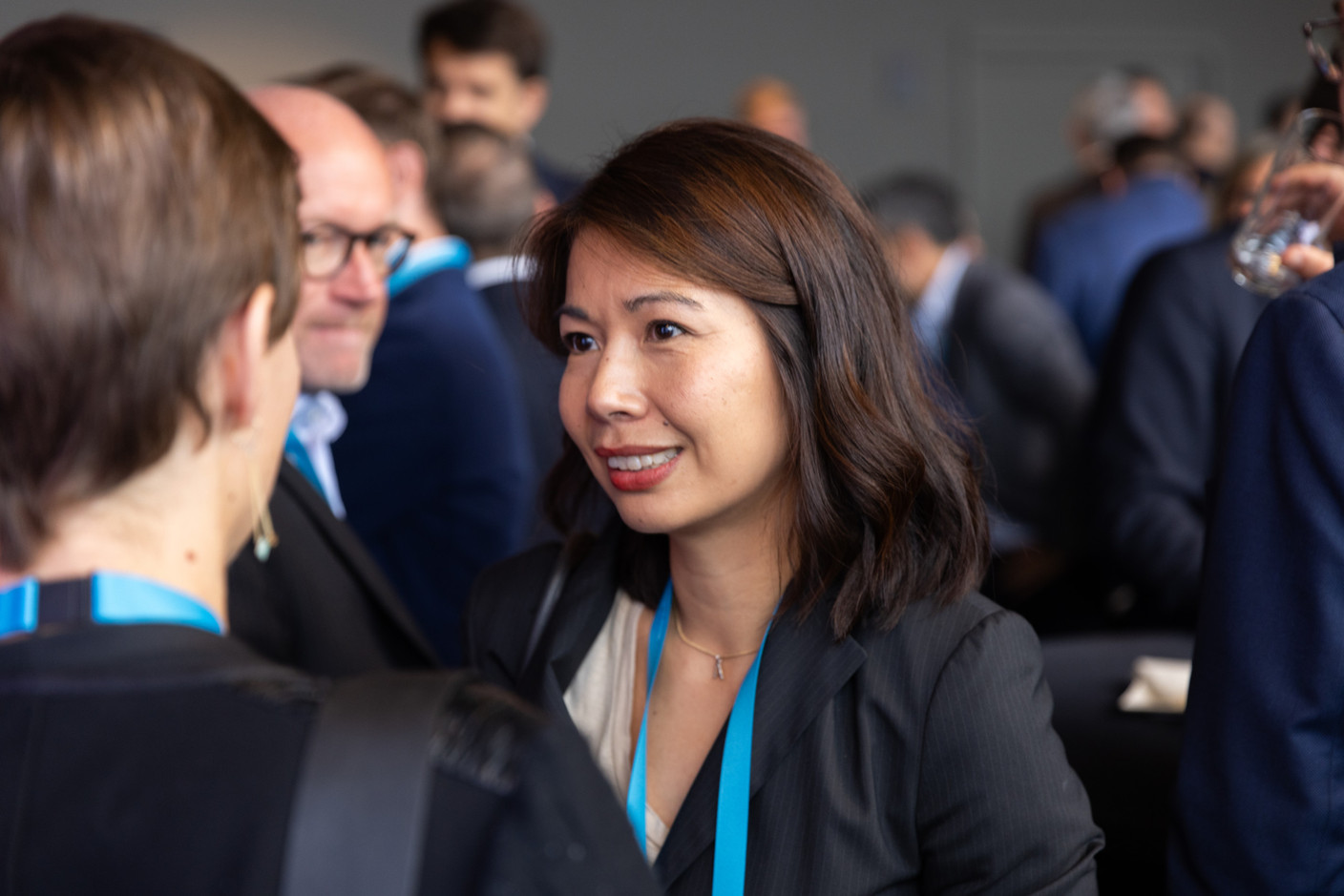 Attendees at the Clearstream Fund Summit on 12 October 2023 at the Kinepolis in Kirchberg. Photo: Romain Gamba/Maison Moderne