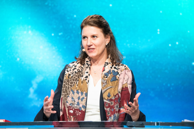 Natalie Westerbarkey head of EU public policy chez Fidelity International. (Photo: LaLa La Photo)
