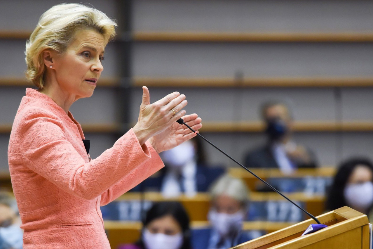 À la fragilité du monde, de la société et de l’environnement, la présidente de la Commission européenne, Ursula von der Leyen, a opposé une nouvelle vitalité. (Photo: Commission européenne)