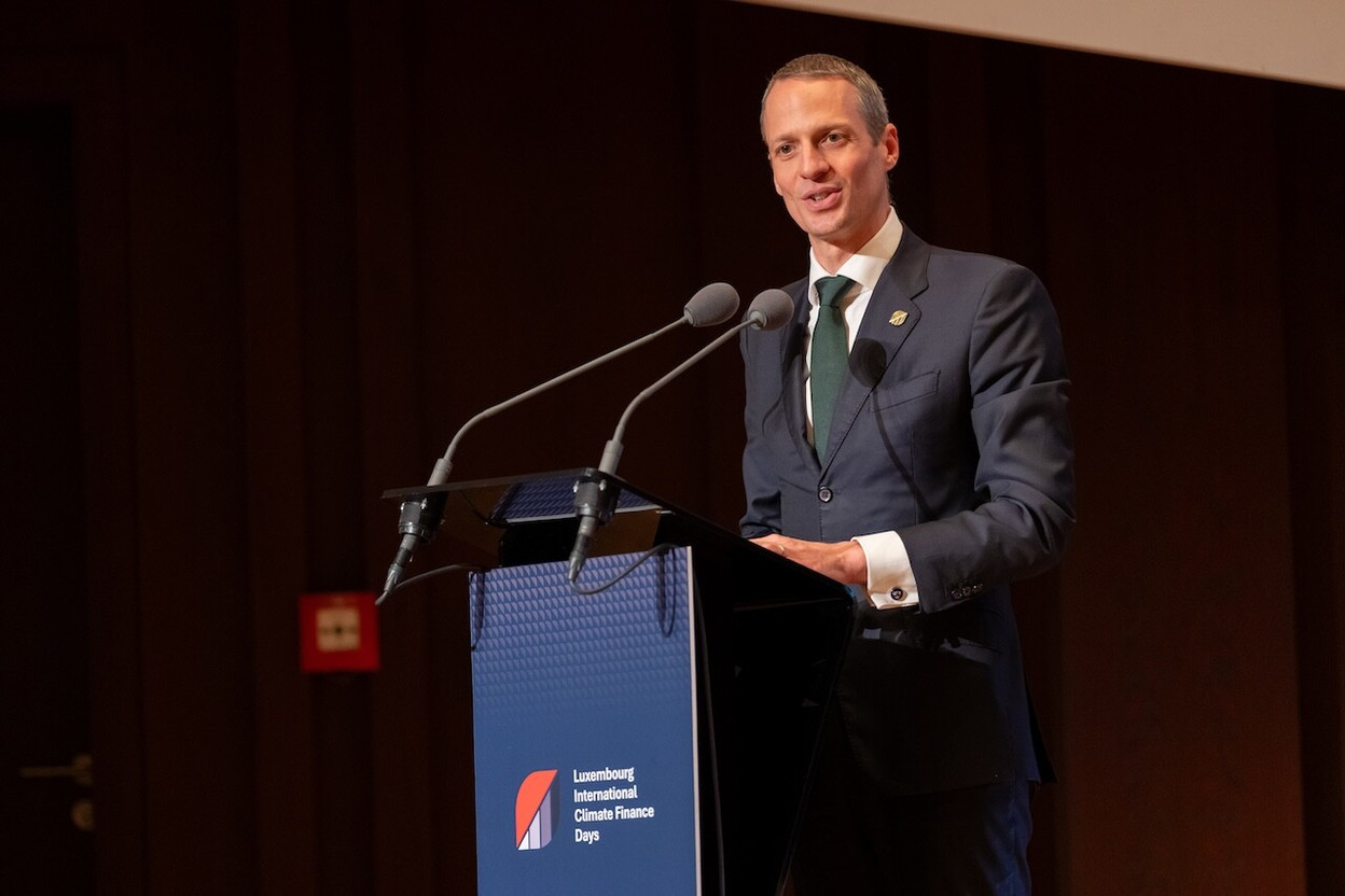 Serge Wilmes wants to harness the financial sector’s expertise to fund the fight against climate change. (Photo: Emmanuel Claude/SIP)