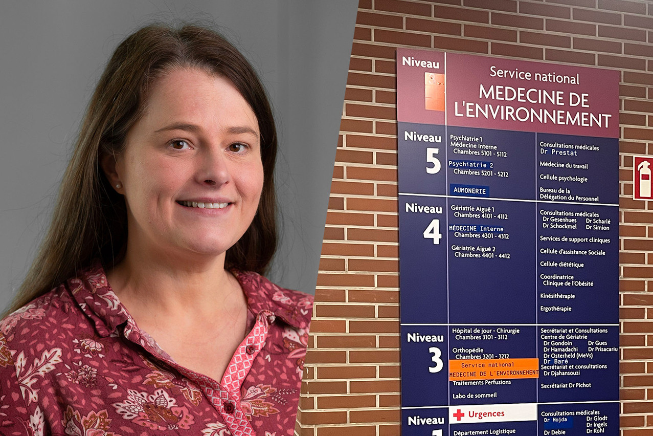 La docteure An Van Nieuwenhuyse consulte deux fois par mois au sein du service national de médecine environnementale. Mais le nombre de créneaux pourra évoluer selon les demandes.  (Photo: Dr An Van Nieuwenhuyse/Montage: Maison Moderne)