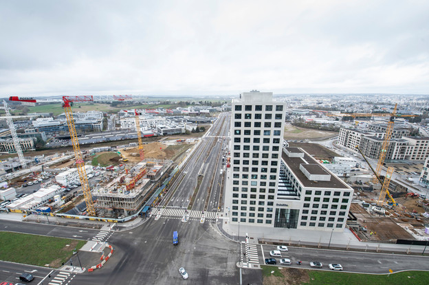 L’évolution du quartier Cloche d’Or de 2012 à 2020 et au-delà. (Photo: Anthony Dehez)