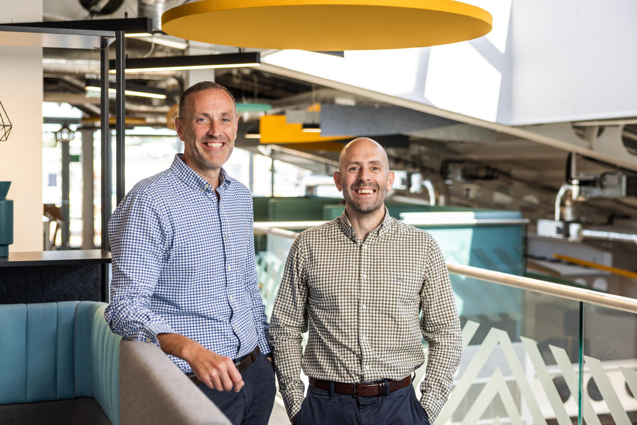 Simon Page, Head of Fund Services and Daniel Hainsworth, Head of Corporate at Hawksford. Andy Le Gresley Photography