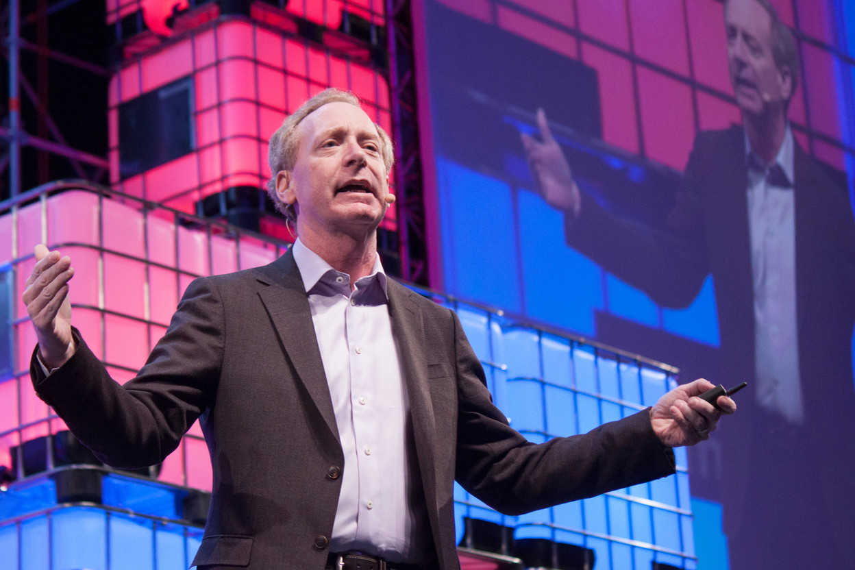 Microsoft vice chair and president Brad Smith announced a series of measures to reassure Europeans amidst a tense geopolitical context. Photo: Shutterstock