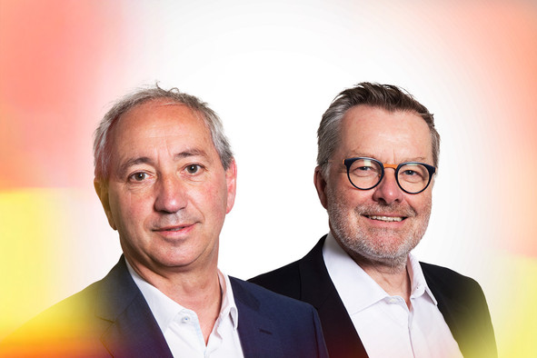 Robert Roux, CEO – System Solutions Luxembourg, & Vincent Backes, Country Manager – Hewlett Packard Enterprise. (Photo: Maison Moderne)