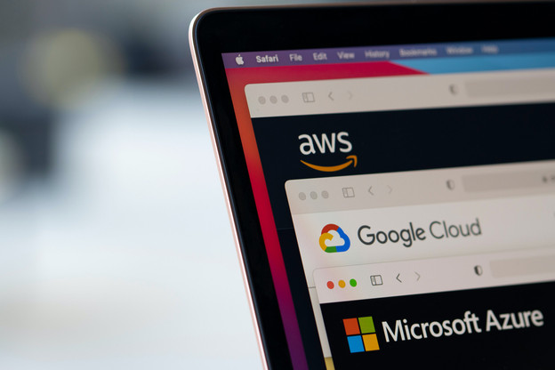 Amazon Web Services, Google Cloud et Microsoft ont attiré l’an dernier 69% des revenus du cloud en Europe. Contre 2% pour le premier européen, Deutsche Telekom. (Photo: Shutterstock)