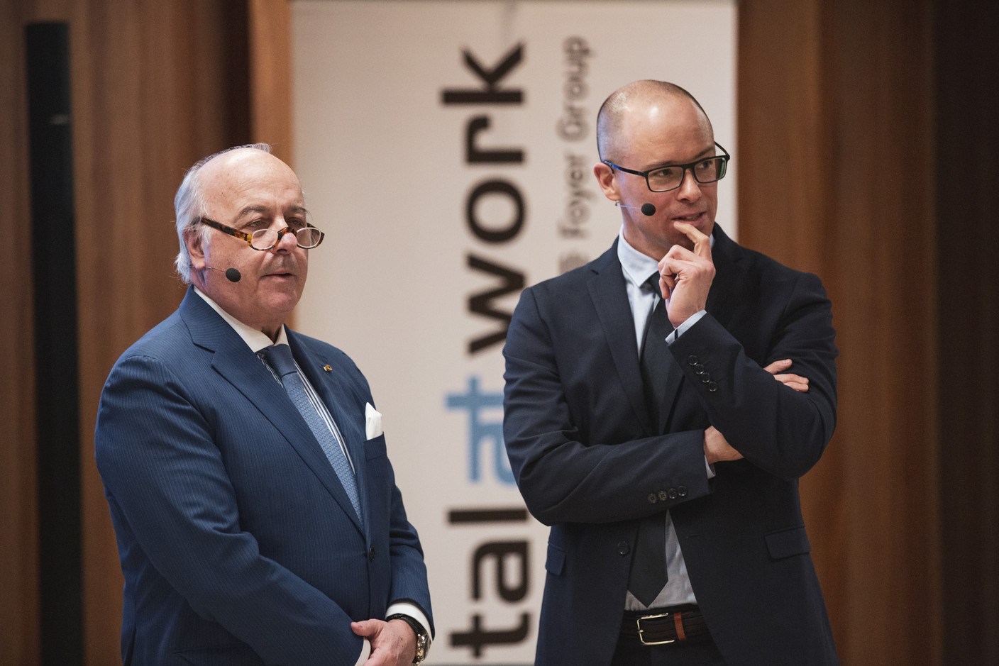 Norbert Becker (Lauréat Paperjam Top 100 2018) et Thierry Raizer (Maison Moderne) (Photo: Jan Hanrion / Maison Moderne Publishing)