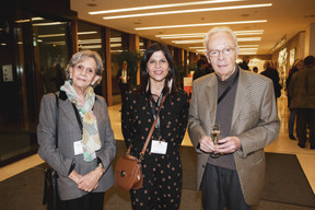Antoinette Probst (Post), Carine  Lilliu  (Médecins Sans Frontières), Jean B. Wagner (Post) ((Photo: Jan Hanrion / Maison Moderne))